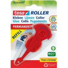 Korrekturroller-Nachfüllkassette Tesa 59156-00002 Roller ecoLogo 8,4mmx14m permanent, Pack 5 Stk