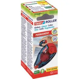 Kleberoller Tesa 59606-00000-02 Roller ecoLogo permanent nachfüllbar 8,4mmx14m, Pack 5 x 2 Stk