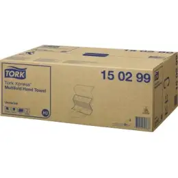 Papierhandtücher Tork 150299 H2 Xpress Universal hochweiß Multifold 2-lagig 21x24cm, Pack 4740 Stk