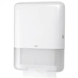 Handtuchspender Tork 553000 Elevation H3 Standard weiß 439x333x136mm, Zickzack und Lagenfalz