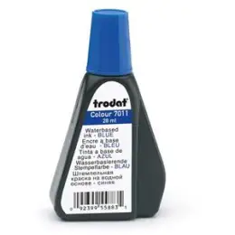 Stempelfarbe ohne Öl Trodat 517011031 7011/DB22 blau dokumentenecht, 28ml