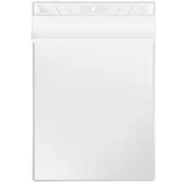 Sichttasche Veloflex 3305000 A5 hoch 140my PP oben offen Öse+Deckklappe, Pack 100 Stk