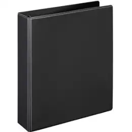 Ringbuch Veloflex 4151080 Comfort A5, 4 Ringe Ø 25 mm, Pappe/PVC-Folie, genarbt, D-Ring-Mechanik, Einstecktasche, schwarz, Pack 10 Stk