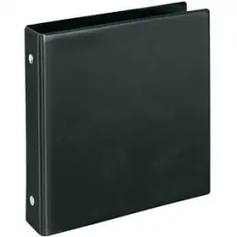 Karteikartenordner Veloflex 4167080 A6 schwarz 2-Ring-25mm PVC, Pack 10 Stk