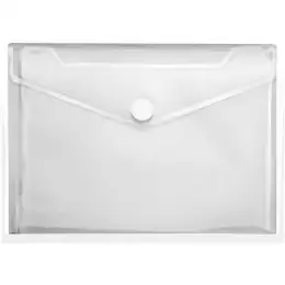 Dokumententasche Veloflex 4550100 Crystal A5 transparent Klettverschluss