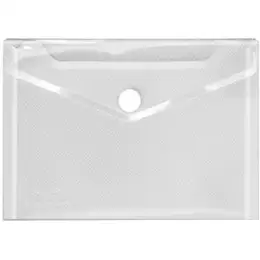 Dokumententasche Veloflex 4560100 Crystal A6 transparent Klettverschluss