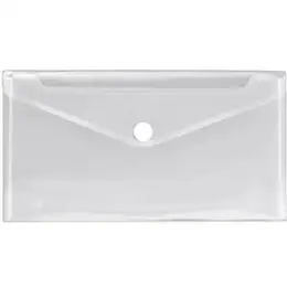 Dokumententasche Veloflex 4571000 Crystal DL transparent Klettverschluss