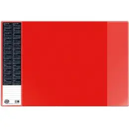 Schreibunterlage Veloflex 4680321 Velocolor 40x60 rot mit seitlichen Taschen