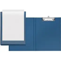 Präsentations-Klemmbrett Veloflex 4804650 Velodur A4 blau, mit Einstecktasche vorne, Pack 10 Stk