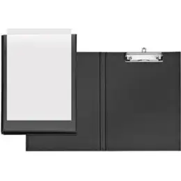 Präsentations-Klemmbrett Veloflex 4804680 Velodur A4 schwarz, mit Einstecktasche vorne