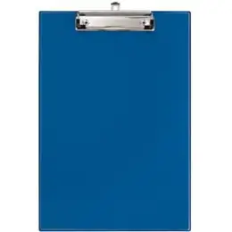 Schreibplatte / Klemmbrett Veloflex 4814050 blau A4 PVC-blau mit Hängeöse, Pack 10 Stk