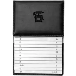 Telefonschuppenregister Veloflex 5157780 Exquisit schwarz