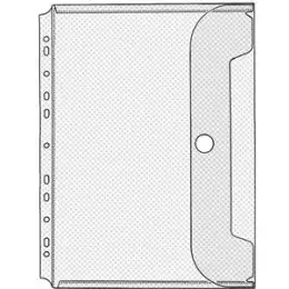 Dokumentenhülle Veloflex 5342100 Crystal A4 Jumbo transparent Klettverschluss