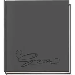 Gästebuch Veloflex 5420082 Classic grau 20,5x24cm mit Farbprägung 144 Seiten