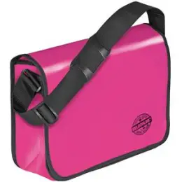Umhängetasche Veloflex 7000371 Velocolor pink aus LKW-Plane Tragkraft 5 kg