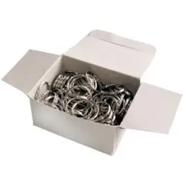 Schlüsselringe Wedo 2623030 262 3030 Metall 30mm silber glanzvernickelt, Pack 100 Stk