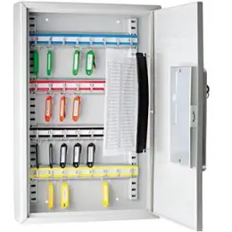 Schlüsselschrank Wedo 10263237 102 63237 32 Schlüssel mit Zahlenschloss 30x9,5x45cm lichtgrau