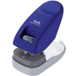 Klammerloses Heftgerät Plus 1273126003 127 3126003, SL-112A-EU Plus blau 10 Blatt Tischmodell