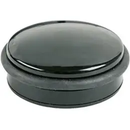 Türstopper Alco 2851 flach/rund Ø10cm schwarz