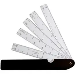 Fächermaßstab Aristo 1323 5 Fächer 1:10:15:20:25:30:33,33:40:50:75:125