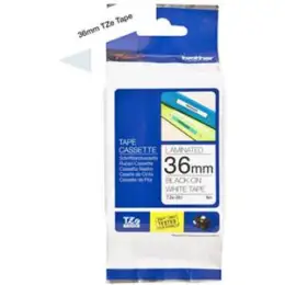 Schriftband-Kassette Brother TZe-FX261 schwarz auf weiß 36mm/8m Flexi-Tape laminiert