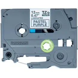 Schriftband-Kassette Brother TZe-MQF31 schwarz auf pastell-lila 12mm/4m laminiert