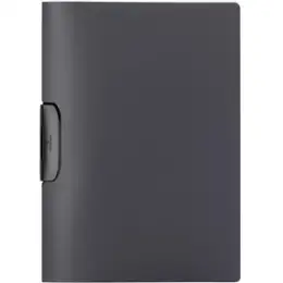 Klemmmappe Durable 2295-57 229557 Duraswing anthrazit/grau farbige Folie für 30 Blatt A4, Pack 5 Stk