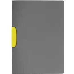 Klemmmappe Durable 2304-04 230404 Duraswing Color A4 3mm PP gelb, Pack 5