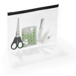 Reißverschlusstasche Durable 2480-01 248001 Zip Bag A5 PVC transparent, Pack 5 Stk