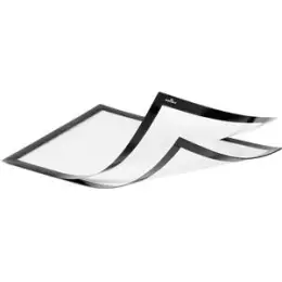 Magnetrahmen Durable 4985-01 498501 Duraframe Magnetic Plus A4 schwarz magnetisch haftend, Pack 2 Stk