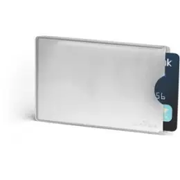 Kartenschutzhülle Durable 8900-23 890023 Rfid Secure 54x86mm silber mit RFID Schutz, Pack 10 Stk