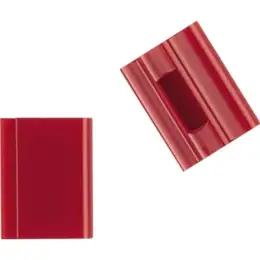 Farbreiter Elba 100420886 85512RO vertic 20x16mm, Kunststoff, rot, Pack 25 Stk