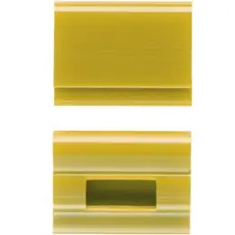 Farbreiter Elba 100552072 85512GB vertic 20x16mm, Kunststoff, gelb, Pack 25 Stk