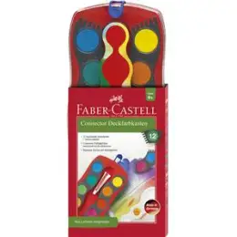 Deckfarbkasten Faber-Castell 125030 Connector 12 Farben