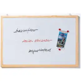 Schreibtafel Franken CC-MM4060E CC-MM4060 E 60x40cm Naturrahmen