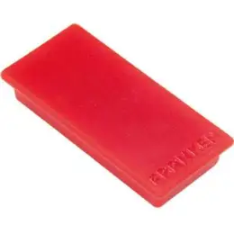 Magnet-Rechteck Franken HM235001 HM2350 01 23x50mm rot Haftkraft 1000g, Pack 10 Stk