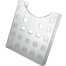Prospekthalter Helit H6102502 grid A4 glasklar Wand-und Tischmontage