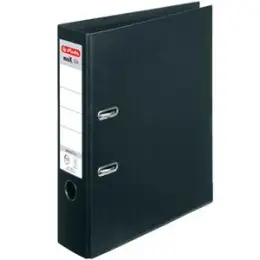 Ordner Herlitz 300002676 10834315 maX.file protect+ A4, 80mm, Pappe/PP-Folie, Wechselfenster, schwarz