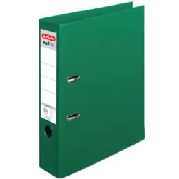 Ordner Herlitz 300002679 10834349 maX.file protect+ A4, 80mm, Pappe/PP-Folie, Wechselfenster, grün