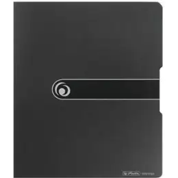 Ringbuch Herlitz 300000677 11205713 easy orga to go A4, 2 Ringe Ø 16 mm, PP, Kombi-Mechanik, opak schwarz
