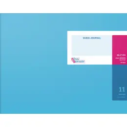 Vario-Journal König & Ebhardt 86-17019 8617019 mit Kopfleiste, A4 quer, 96 Seiten, Konten-Journal, Karton, magenta/hellblau