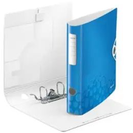 Ordner Leitz 1107-00-36 11070036 Active Wow A4, 60mm, gewölbt, Polyfoam, Gummizug, blau
