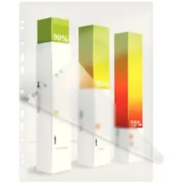 Laminierhülle Leitz 16918 iLam A4 80micron glänzend mit Abheftlochung, Pack 100 Stk