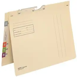 Pendelhefter Leitz 2138-00-11 21380011 Orgacolor chamois 260g kaufmännische Heftung, Schlauchheftung Flexofil