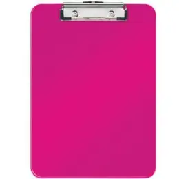 Klemmbrett Leitz 3971-00-23 39710023 Wow pink metallic A4 PS Klemmweite 8mm, Pack 10 Stk