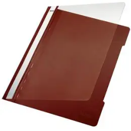 Schnellhefter Leitz 4191-00-75 41910075 Standard braun A4 Kunststoff (PVC)