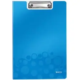 Klemmbrettmappe Leitz 4199-00-36 41990036 Wow blau metallic A4 Polyfoam-Überzug