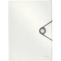 Eckspannermappe Leitz 4563-10-01 45631001 Solid weiß A4 PP, Pack 10 Stk