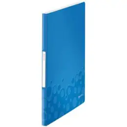 Sichtbuch Leitz 4631-00-36 46310036 Wow A4 blau-metallic PP 20 Hüllen, Pack 10 Stk