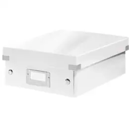 Organisationsbox Leitz 6057-00-01 60570001 Click & Store klein weiß, mit 2 flexiblen Trennwänden